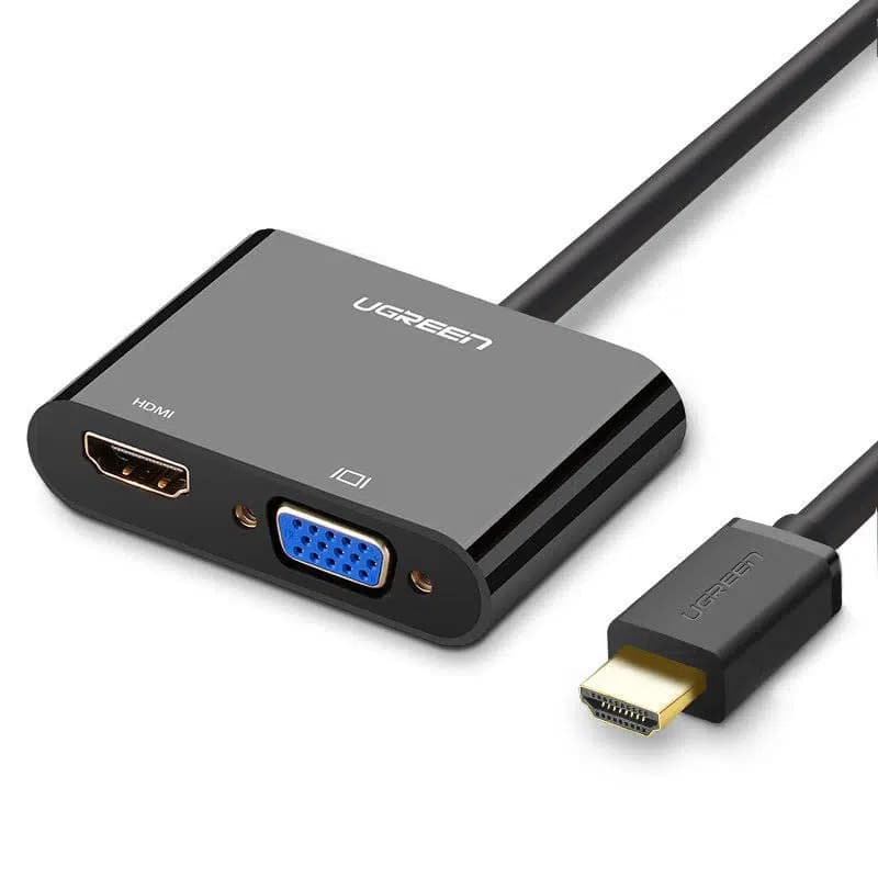 مبدل HDMI به VGA و HDMI یوگرین مدل CM101 — تصویر ۲