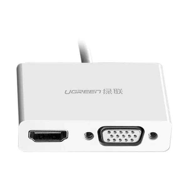 مبدل USB-C به VGA/HDMI یوگرین مدل MM123 — تصویر ۴