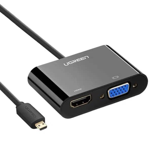 مبدل Micro HDMI به VGA/HDMI یوگرین مدل MM115