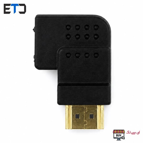 تبدیل نری به مادگی HDMI با زاویه 90 درجه تخت — تصویر ۲