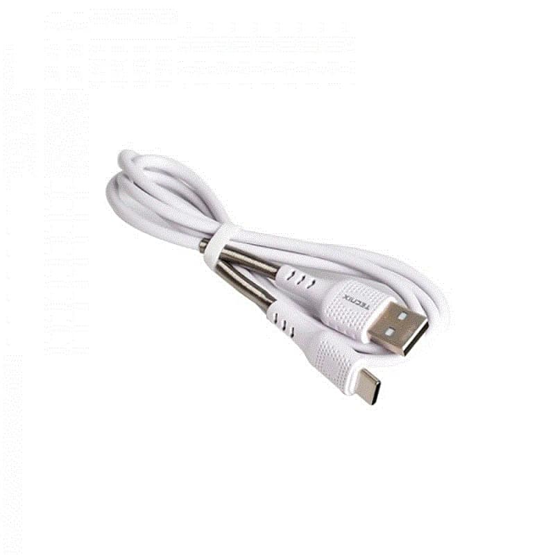 کابل تایپ سی فست شارژ 3.1 آمپر تکنیکس CBL-829-C طول 1 متر — تصویر ۲