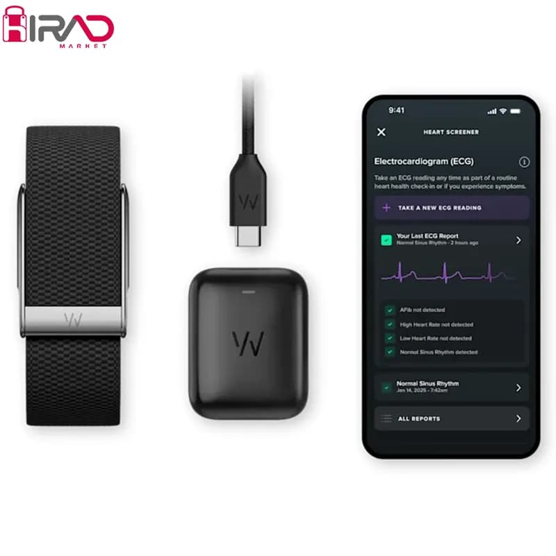 مچ بند هوشمند ووپ مدل Life MG با بند پارچه – به همراه اشتراک 12 ماهه اپلیکیشن اختصاصی — تصویر ۲