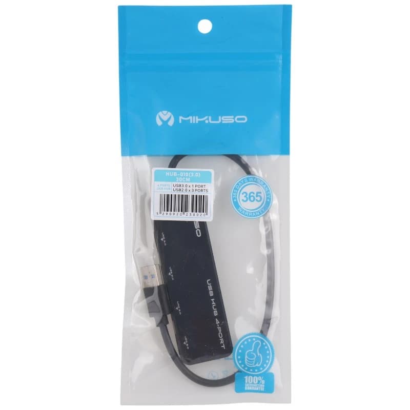 هاب 4 پورت USB 3.0 میکاسو HUB-010 طول 30 سانتی متر — تصویر ۵