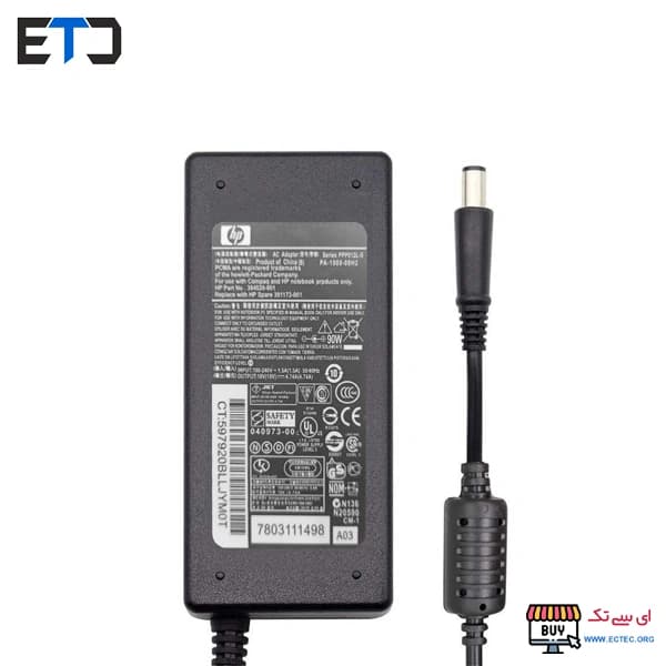 شارژر لپ تاپ 19 ولت 4.74 آمپر HP فیش بزرگ