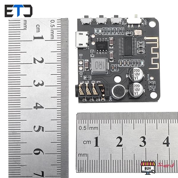 ماژول گیرنده بلوتوث صوتی با قابلیت مکالمه BT5.0-PRO — تصویر ۵