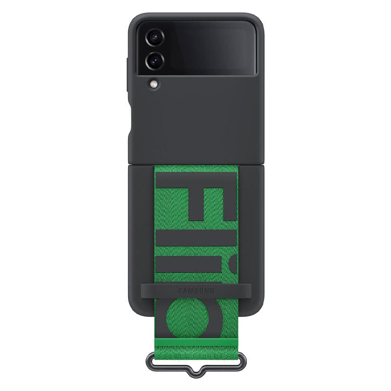 کاور سیلیکونی زد فلیپ 4 سامسونگ با بند Z Flip4 Silicone Cover with Strap