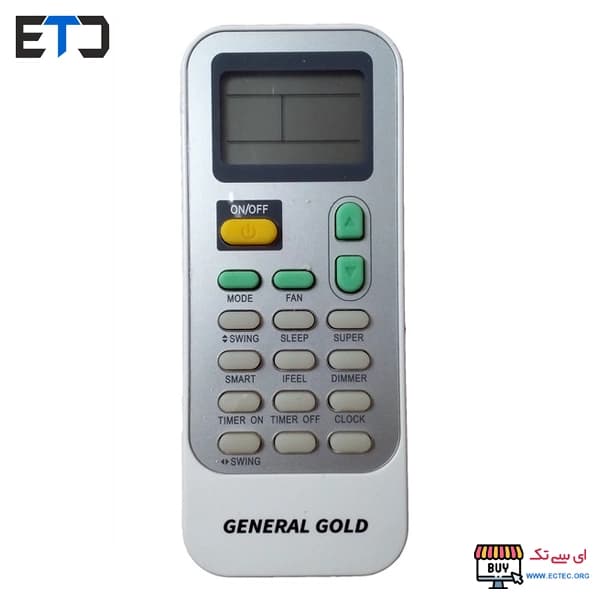 ریموت کنترل مدل GENERAL GOLD 5622 کولر گازی جنرال گلد