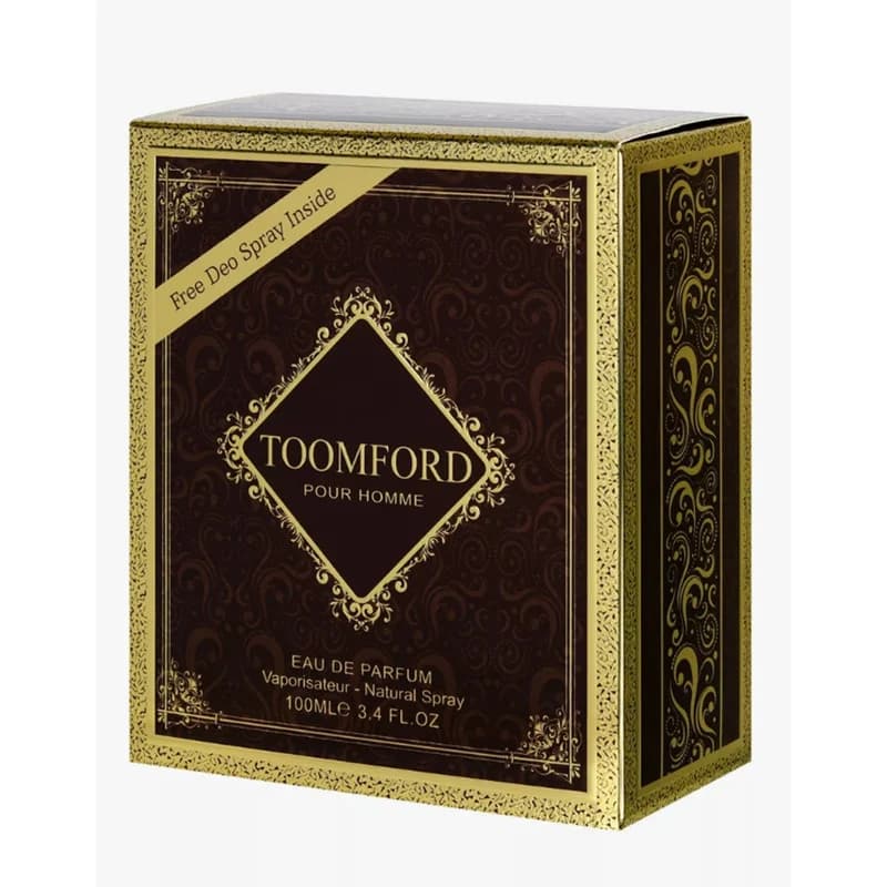 ادو پرفیوم مردانه فراگرنس ورد مدل Toomford حجم 100 میلی لیتر به همراه اسپری خوشبو کننده بدن — تصویر ۵