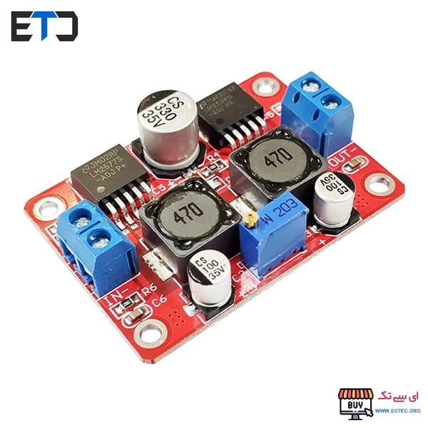 ماژول تغذیه اتوماتیک افزاینده و کاهنده ولتاژ LM2596-LM2577 — تصویر ۴