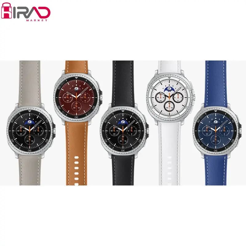 ساعت هوشمند سامسونگ مدل Galaxy Watch 8 Classic 46mm (L500) با بند چرمی — تصویر ۶