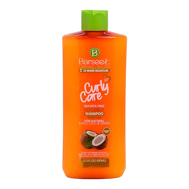 شامپو موهای فر بارسل Curly Care نارگیل بدون سولفات 450 میلی لیتر