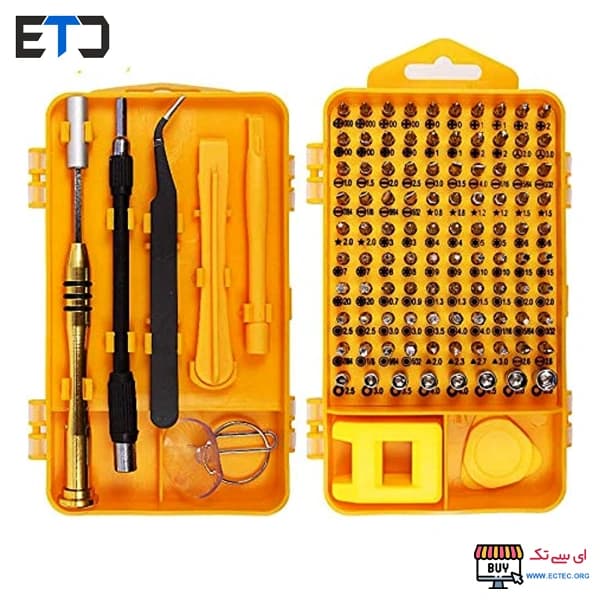 پک پیچ گوشتی تعمیرات موبایل حرفه ای 98 عددی — تصویر ۳
