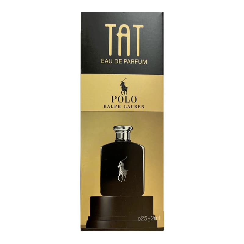 عطر جیبی مردانه تات مدل پولو بلک Polo Ralph Lauren حجم 25 میلی لیتر — تصویر ۳