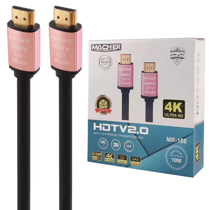 کابل HDMI مچر مدل 4K طول 1.5 الی 10 متر — تصویر ۴