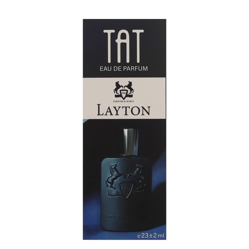 عطر جیبی مردانه تات مدل لیتون de Marly Layton حجم 25 میلی لیتر — تصویر ۲