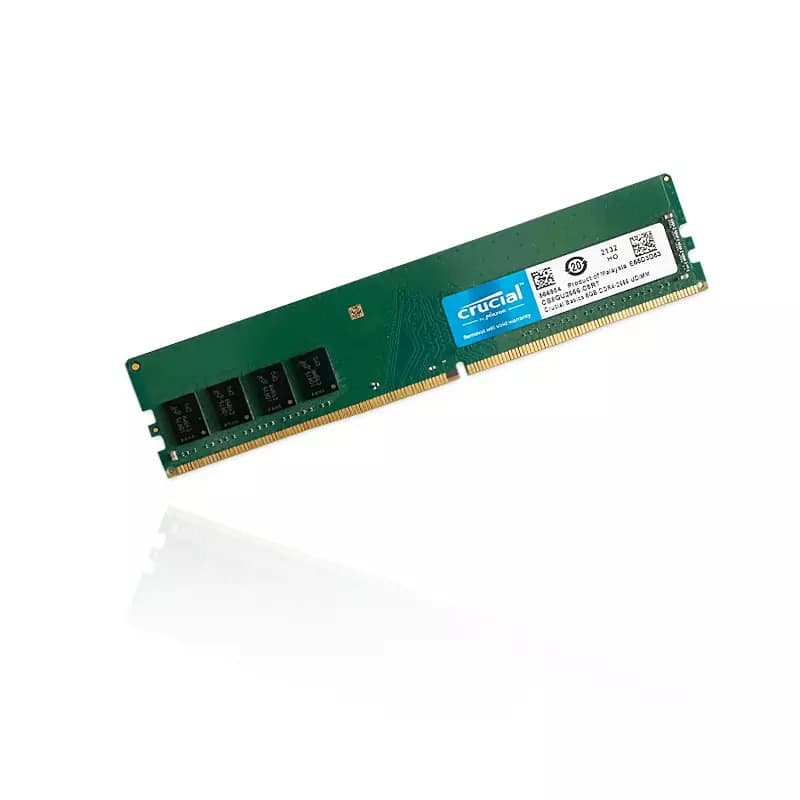 رم کروشال Crucial 8GB DDR4 2666MHz CL19 استوک در حد نو با گارانتی — تصویر ۴