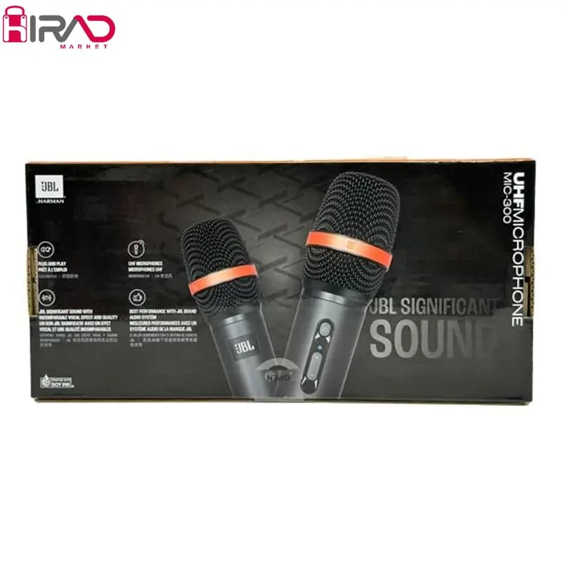 ست میکروفن بی سیم جی بی ال مدل (جدید) UHF MIC-300 — تصویر ۵