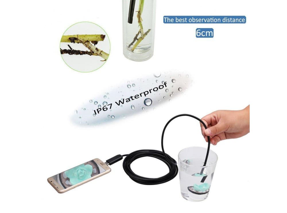 دوربین آندوسکوپی 1.3 مگاپیکسل لنز 7mm کابل 1 متر ارتباط USB — تصویر ۶