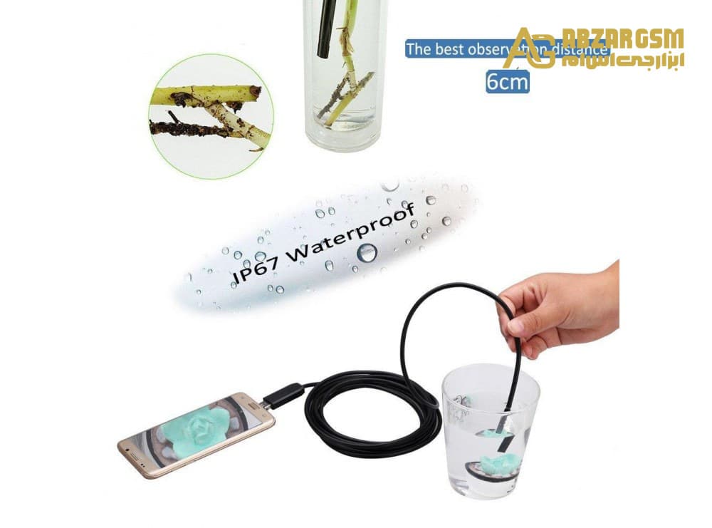دوربین آندوسکوپی 1.3 مگاپیکسل لنز 7mm کابل 1 متر ارتباط USB — تصویر ۱۱