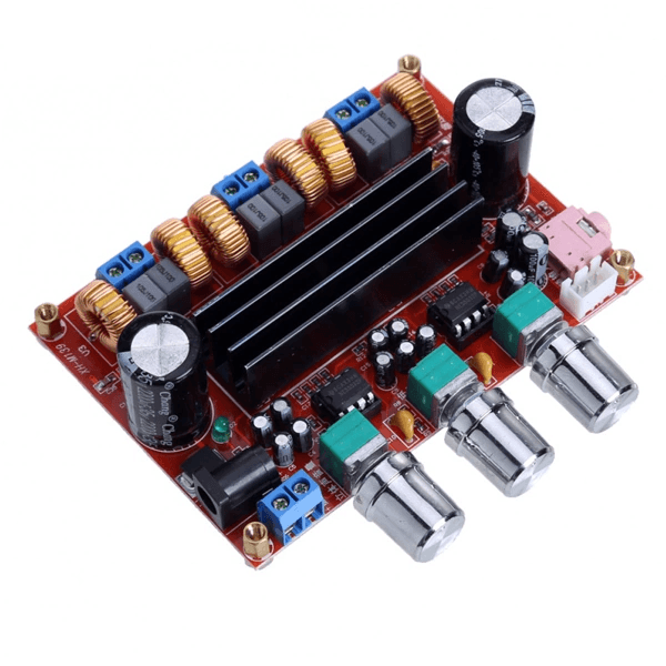 ماژول آمپلی فایر 2x50W+100W ولوم دار XH-M139 با خروجی ساب 2.1 کانال