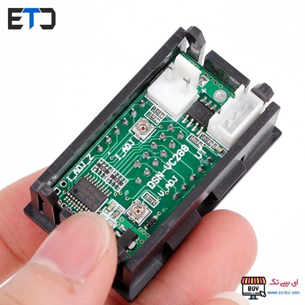 آمپرمتر ولتمتر DC روپنلی 100 آمپر 0v-100v شنت خور — تصویر ۶