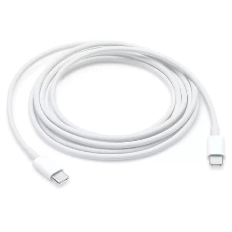کابل دو سر تایپ سی فست شارژ 60 وات اپل A2795 طول 1 متر + سوزن سیم کارت — تصویر ۴