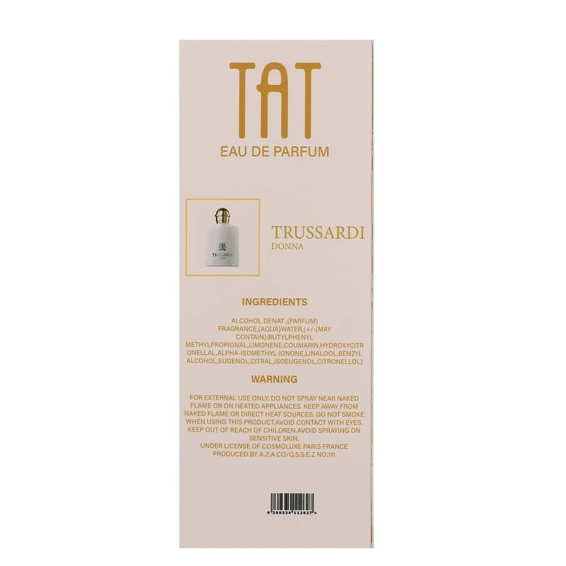 عطر جیبی زنانه تات مدل دونا Trussardi Donna حجم 25 میلی لیتر — تصویر ۳