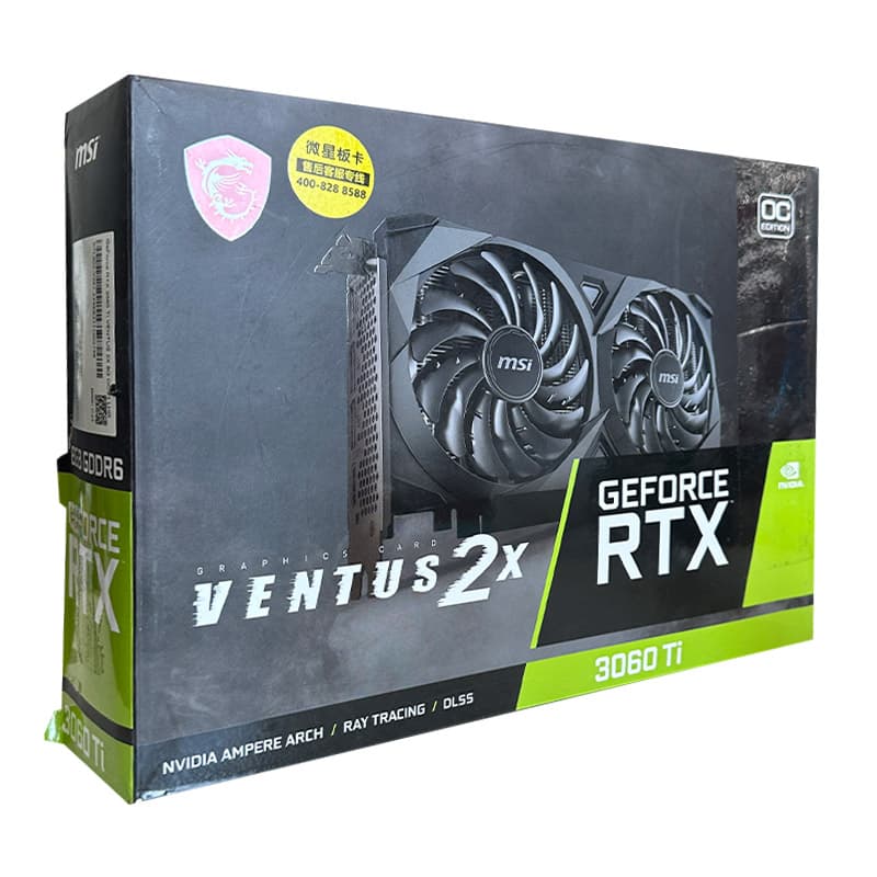 کارت گرافیک ام‌اس‌آی MSI RTX 3060 Ti Ventus 2X OC LHR 8G GDDR6 استوک در حد نو — تصویر ۸