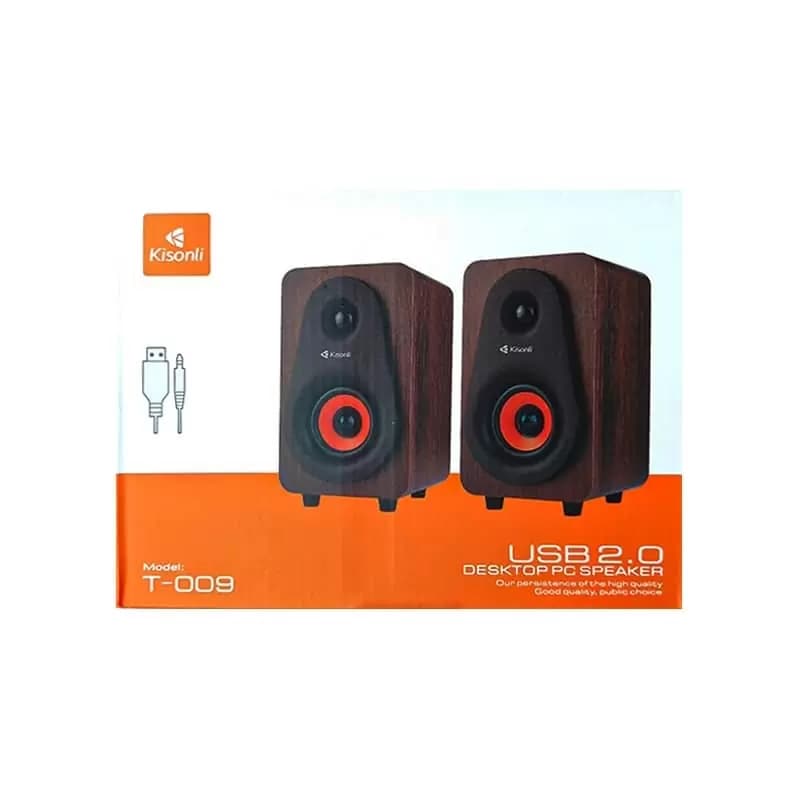 اسپیکر دسکتاپ کیسونلی مدل T-009 — تصویر ۴