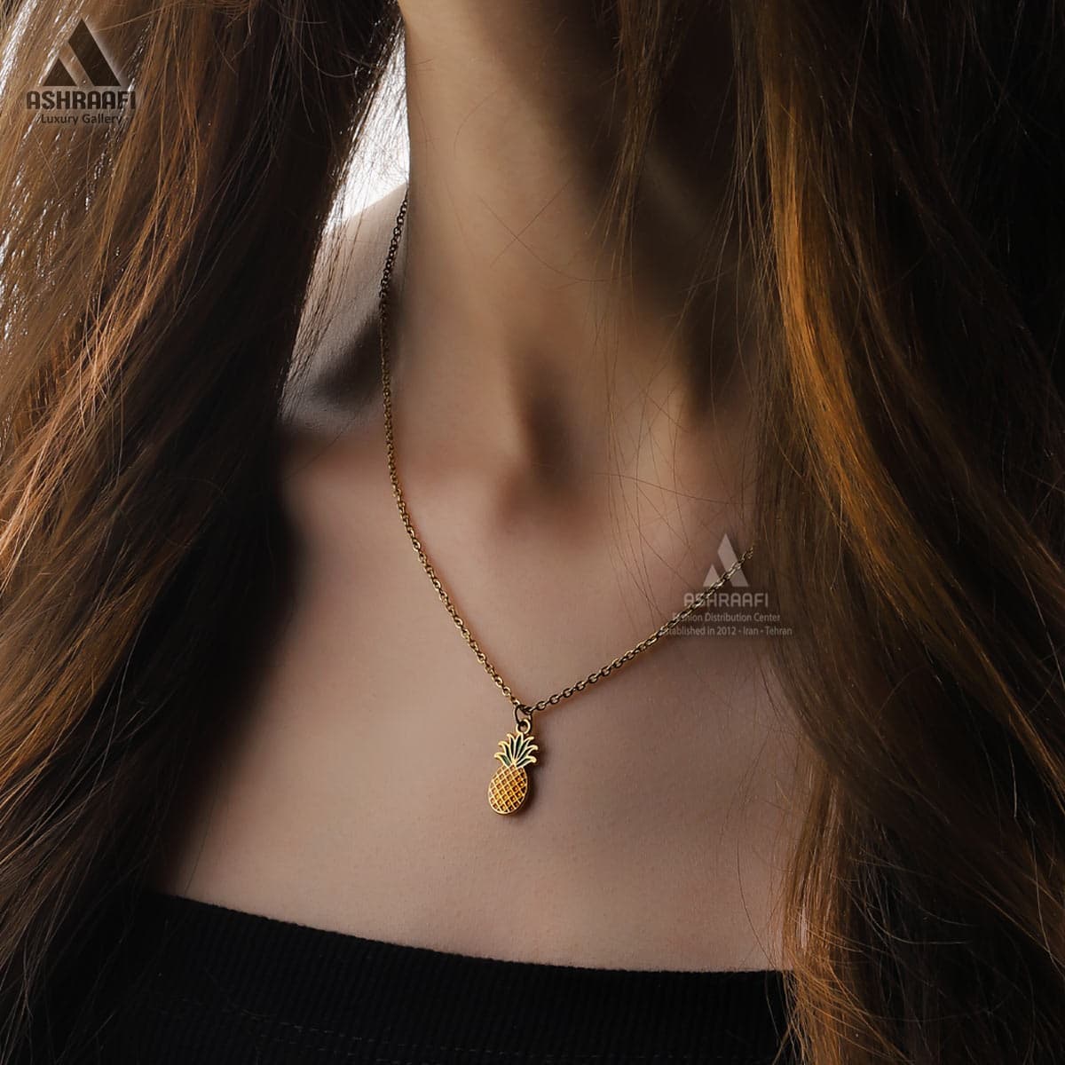 گردنبند فانتزی آناناس Pineapple Necklace — تصویر ۳