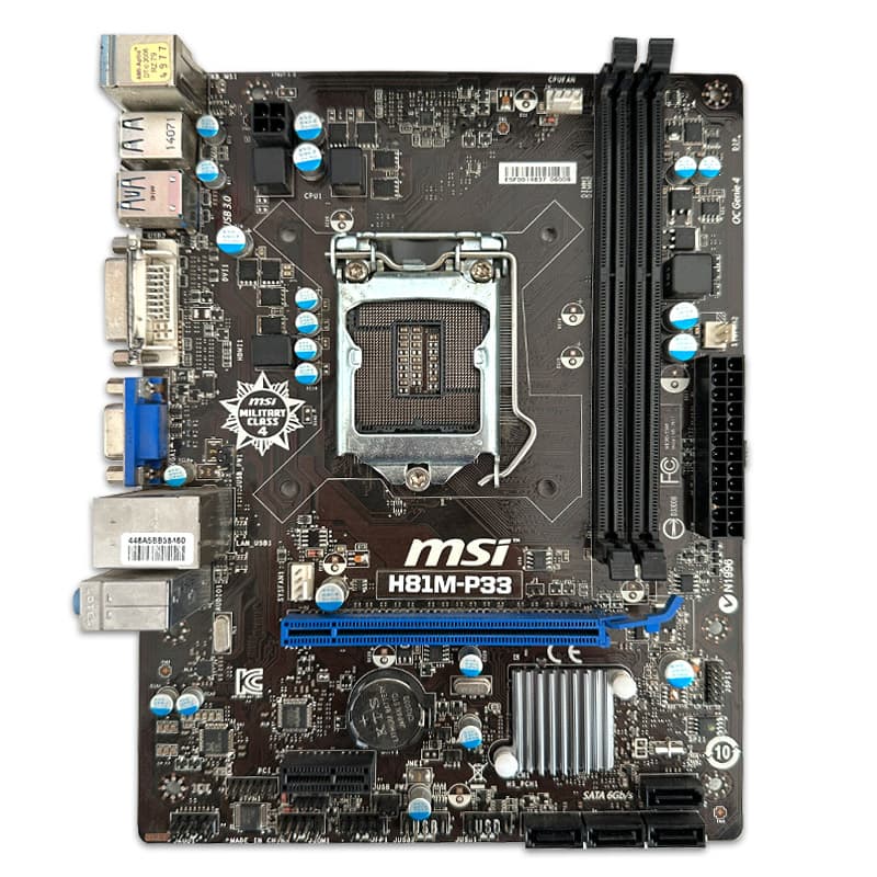 مادربرد ام اس آی MSI H81M P33 استوک