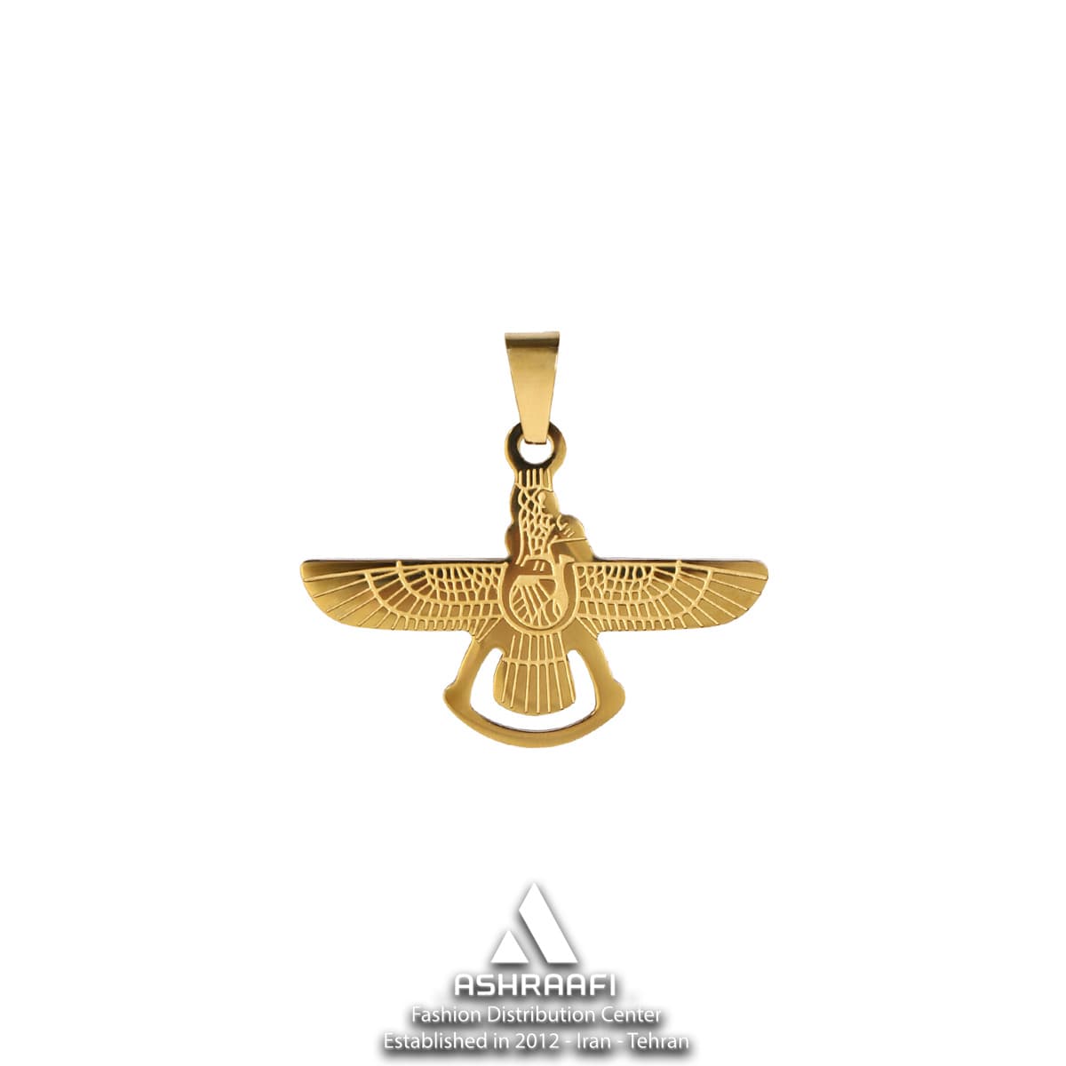 آویز طلایی فروهر Faravahar Pendant G01