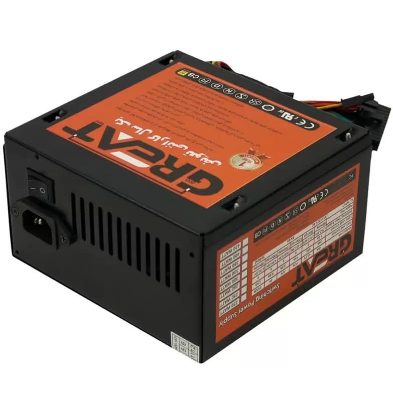 پاور کیس کامپیوتر 280 وات گریت فن بزرگ — تصویر ۵