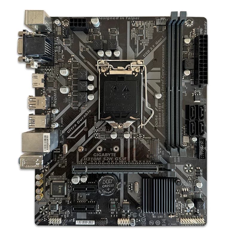 مادربرد گیگابایت GIGABYTE H310M S2H GSM استوک در حد نو — تصویر ۵