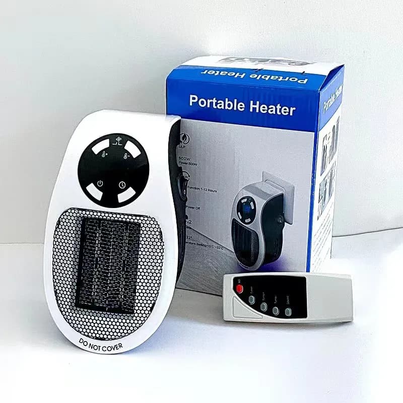 فن هیتر ریموت دار مدل دیواری تایمر دار 800W — تصویر ۴
