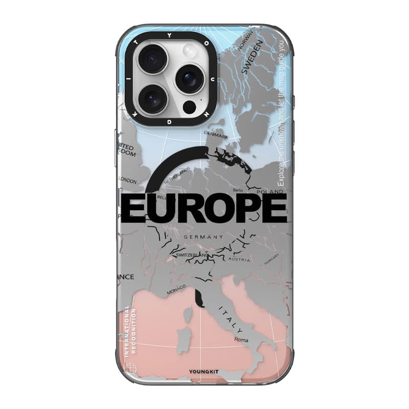 قاب آیفون 16 پرو برند یانگ کیت YoungKit طرح Europe