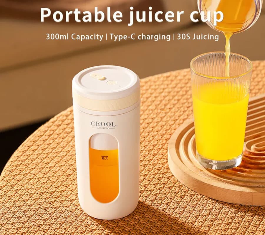 شیکر و مخلوط کن شارژی CEOOL مدل GC-Z02-1 (ظرفیت 300ml) — تصویر ۲