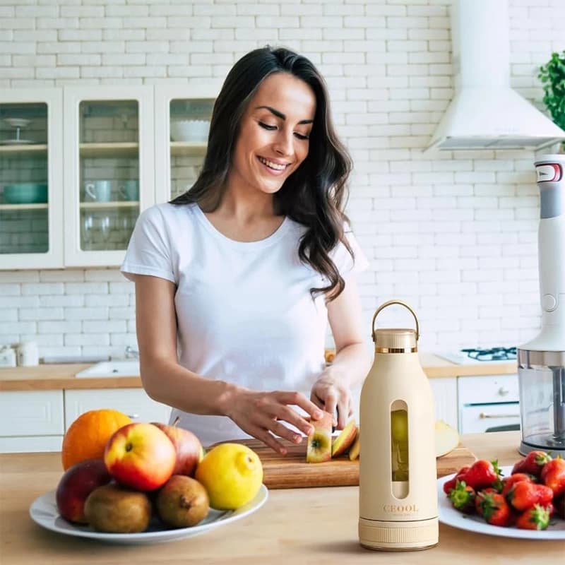شیکر و مخلوط‌کن شارژی CEOOL مدل GC-Z05 (ظرفیت 400ml) — تصویر ۵