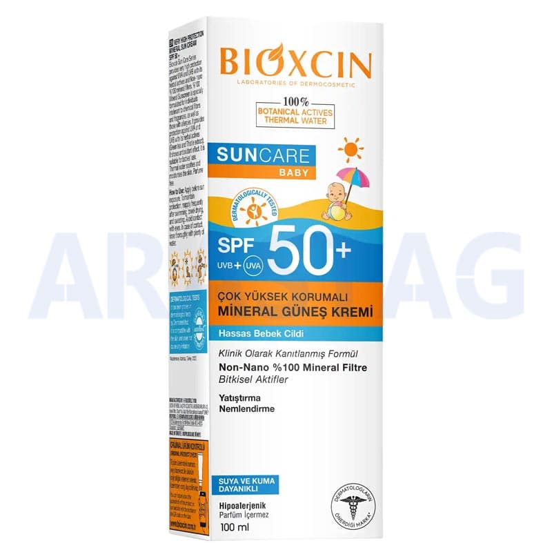 کرم ضد آفتاب کودک بیوکسین BIOXCIN SUN CARE (BABY) حجم 100 میلی