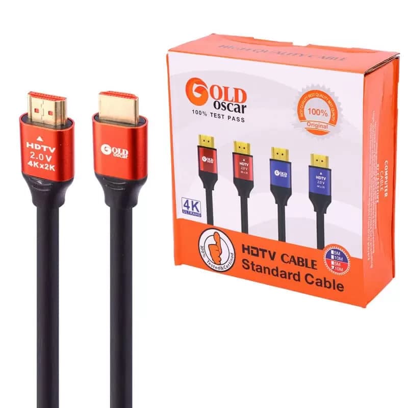 کابل HDMI 4K گلد اسکار Gold Oscar طول 10 متر — تصویر ۴