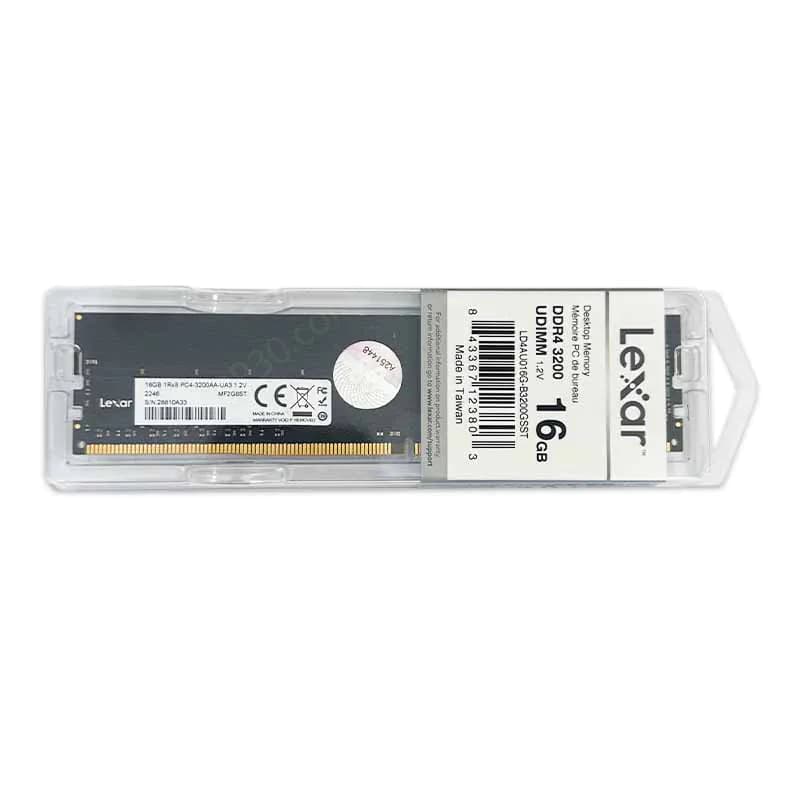 رم لکسار Lexar 16GB DDR4 3200Mhz آکبند با گارانتی حامی — تصویر ۴