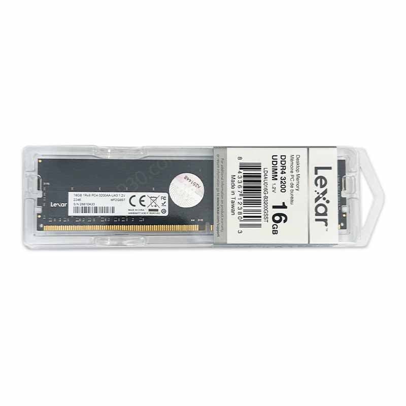 رم لکسار Lexar 16GB DDR4 3200Mhz آکبند با گارانتی حامی — تصویر ۲