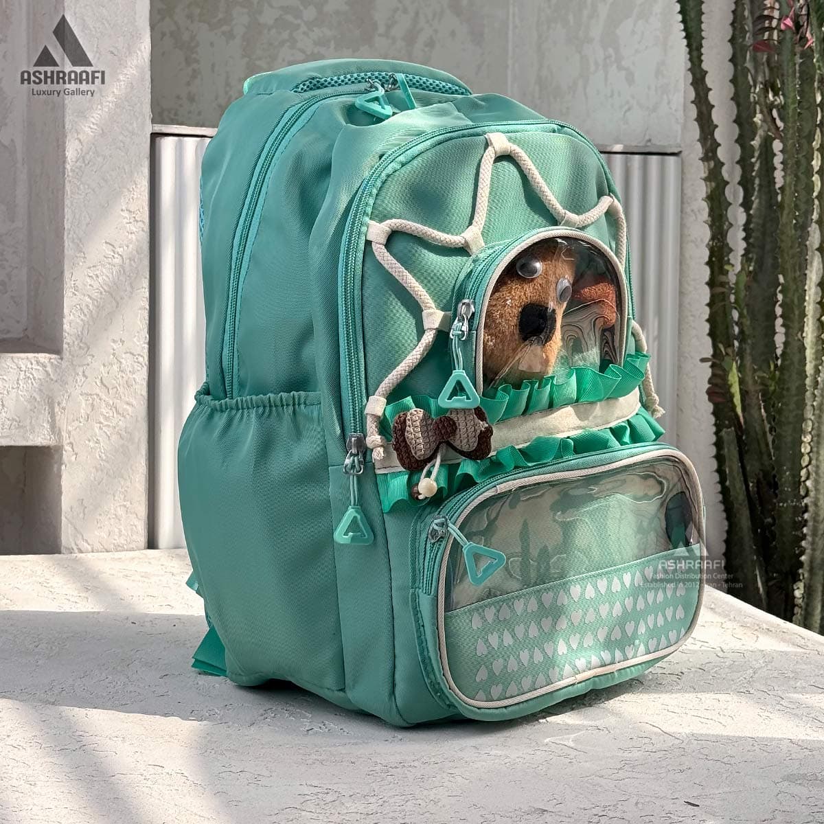 کوله پشتی دخترانه عروسکی Backpack A25 — تصویر ۳
