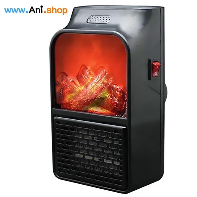 فن هیتر پرتابل شومینه ای 1000w وات ریموت دار