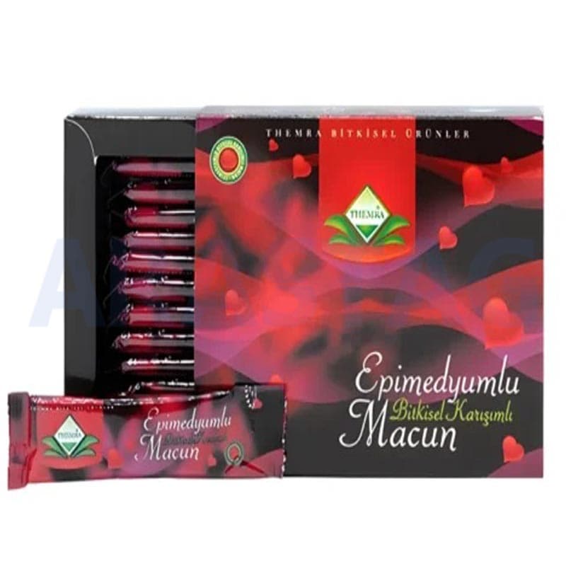 معجون تمرا طبيعی گياهی تقویت کننده قوای جنسی آقایان 12 ساشه 12 گرم Themra مدل Epimedium