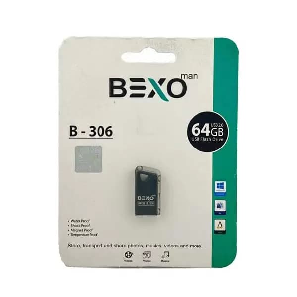 فلش مموری بکسومن مدل B-306 ظرفیت 64 گیگابایت — تصویر ۳
