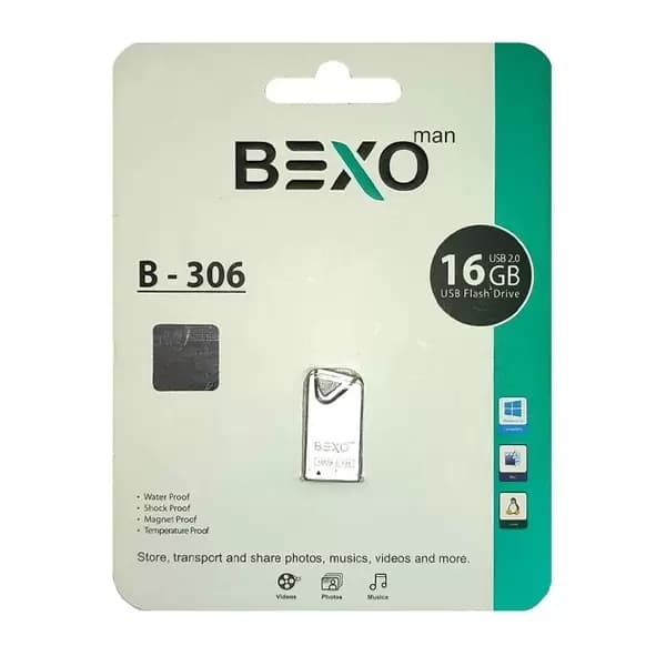 فلش مموری بکسومن مدل B-306 ظرفیت 16 گیگابایت