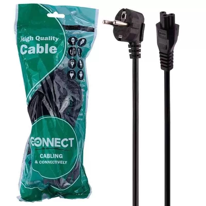 کابل برق پاور سه پین لپ تاپ CONNECT مدل 2×0.75 طول 1.5 متر