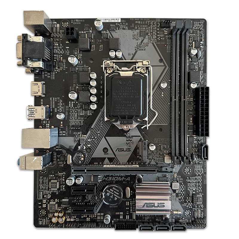 مادربرد ایسوس ASUS H310M-A استوک در حد نو — تصویر ۲