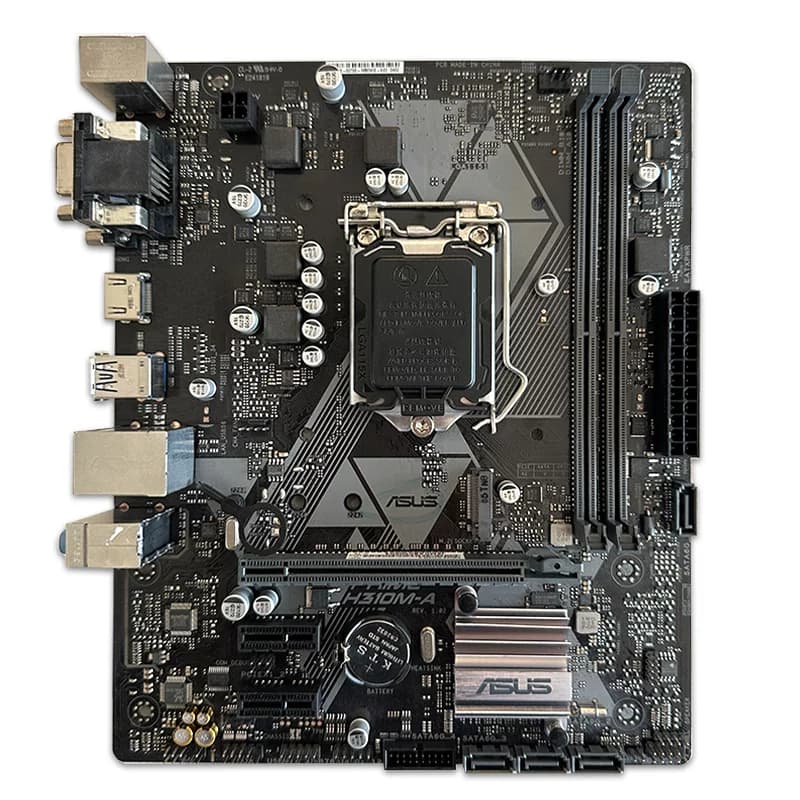 مادربرد ایسوس ASUS H310M-A استوک در حد نو — تصویر ۵